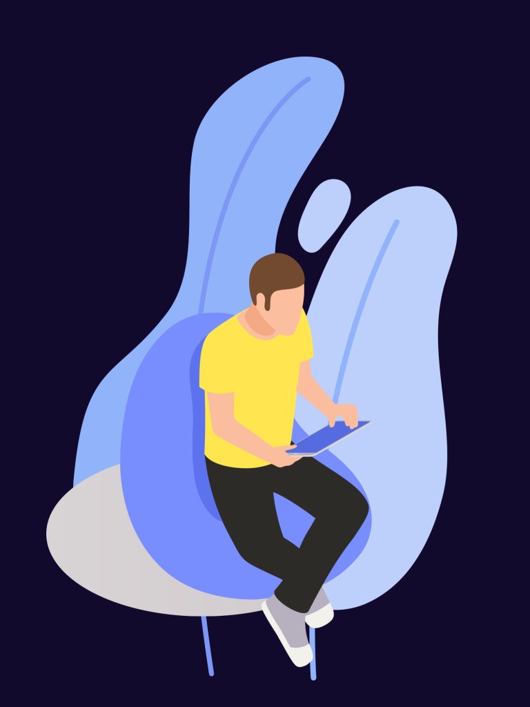 Artistic Leaf with man
