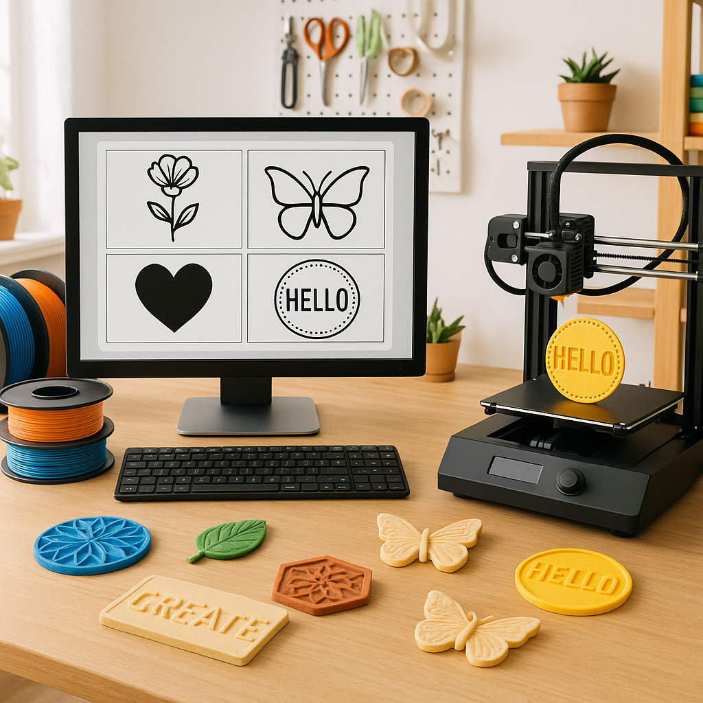 Adding SVG files to 3D printing projects