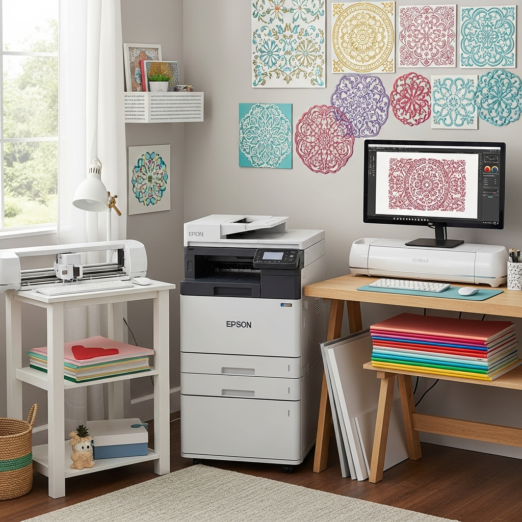 Epson SC-T3170X and Cricut Venture troubleshooting