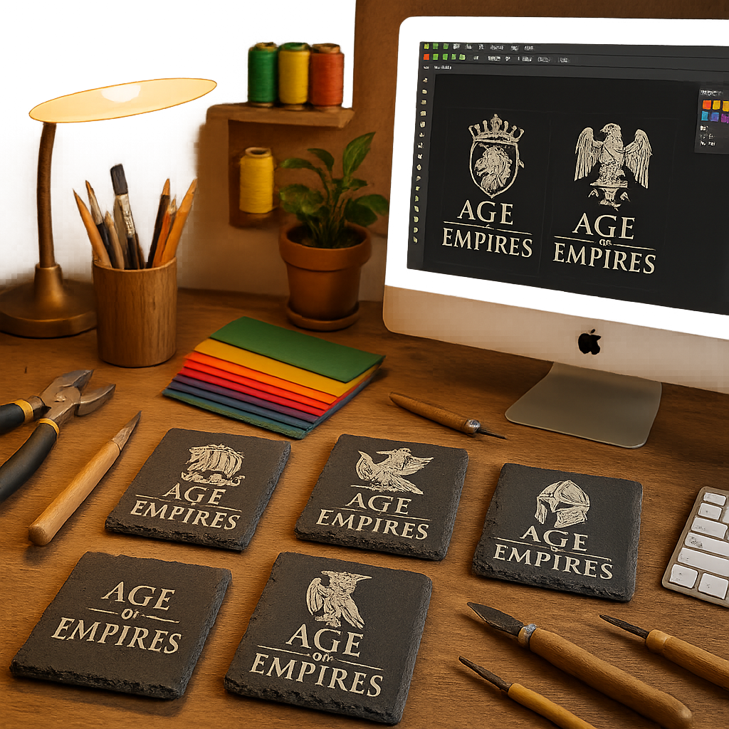 SVG files of AOE2 logos for laser engraving