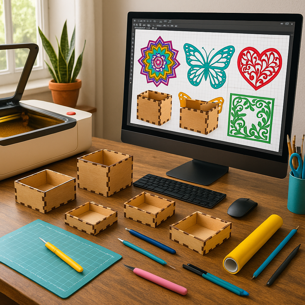 SVG generator for laser cut finger joint boxes