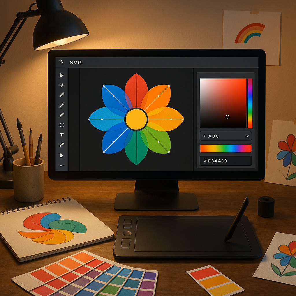 custom color picker in SVG editor