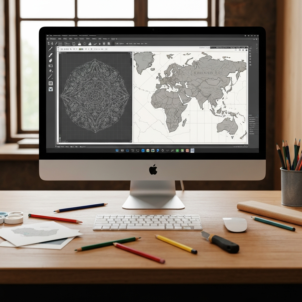 interactive map from SVG file
