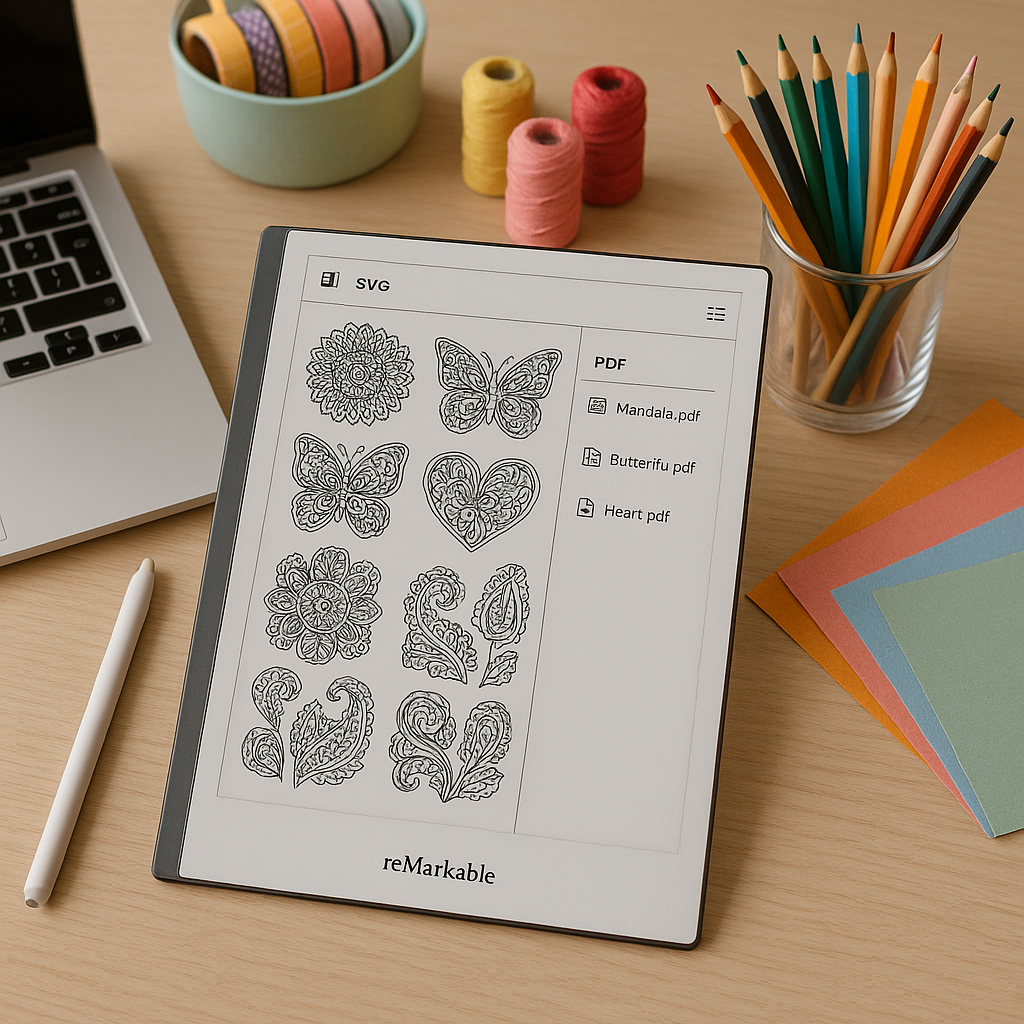SVG and PDF files for reMarkable