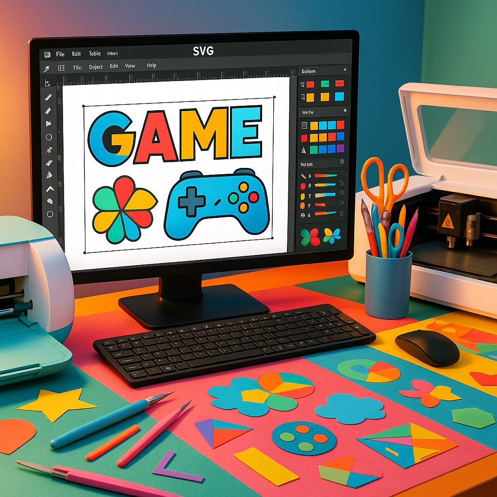 SVG files for 3D gaming