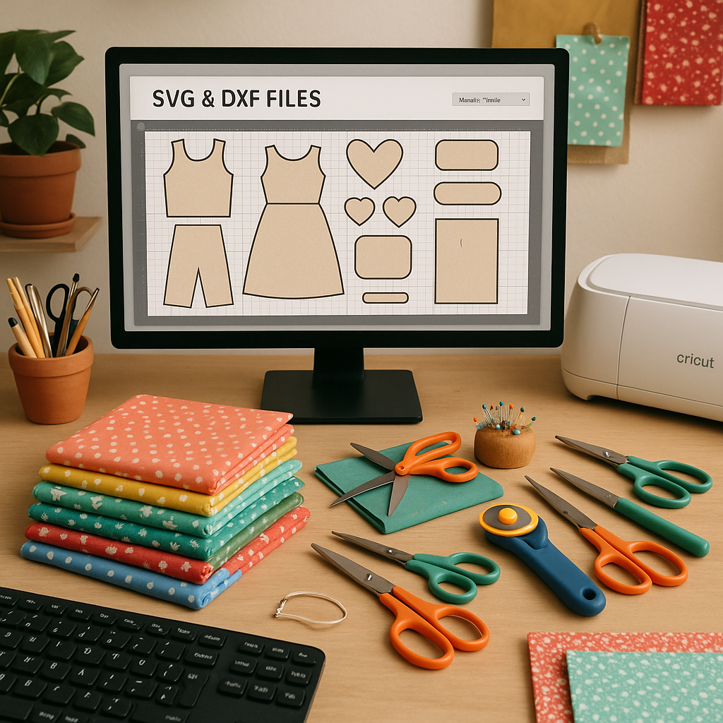 fabric layout tool for SVG and DXF